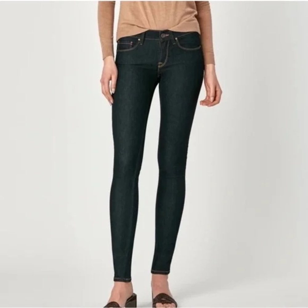 New NWT Mavi Serena Jeans Dark Rinse Wash Size 25 Skinny Slim Flattering